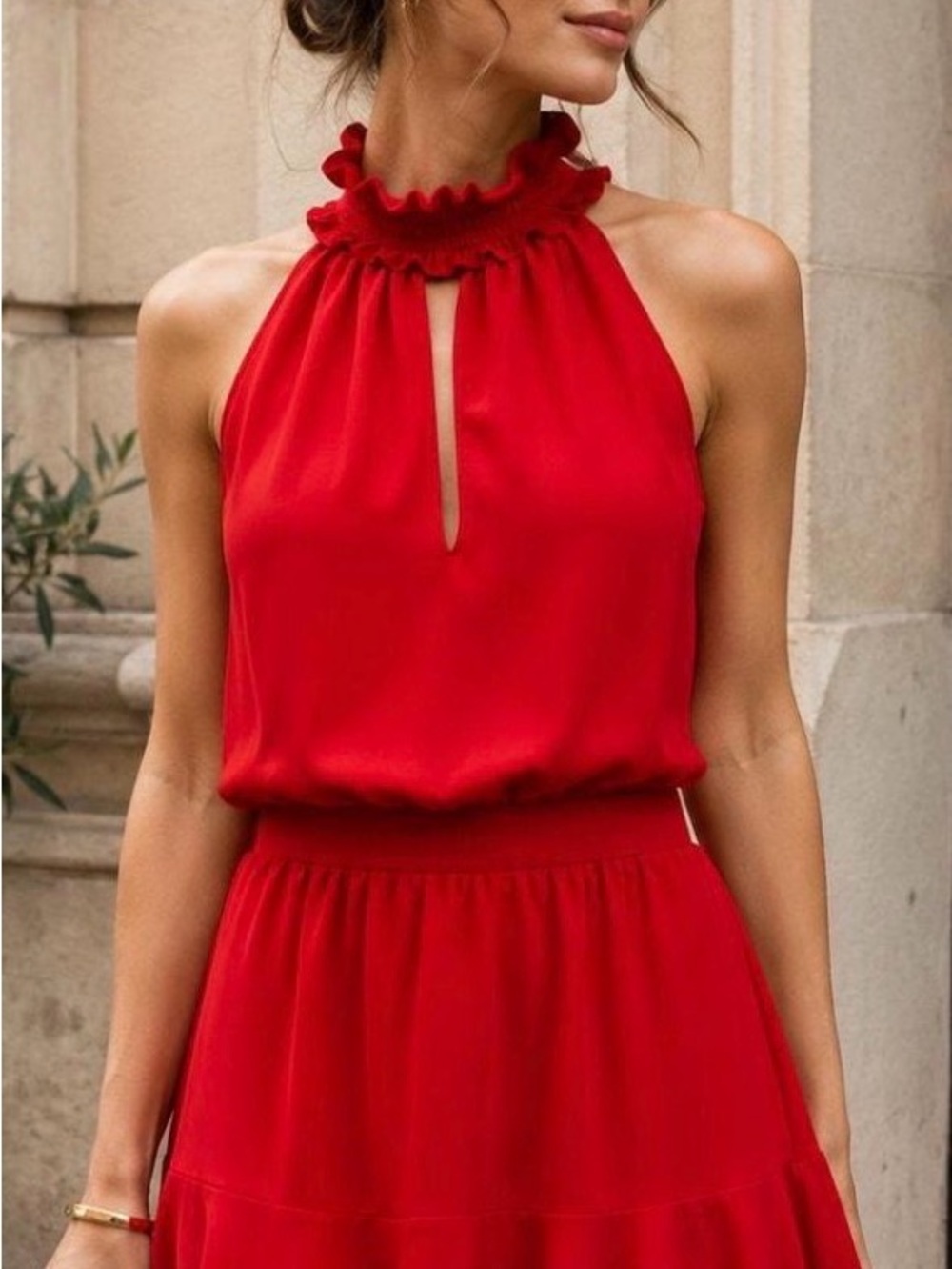Amanda Uprichard Red Dress M